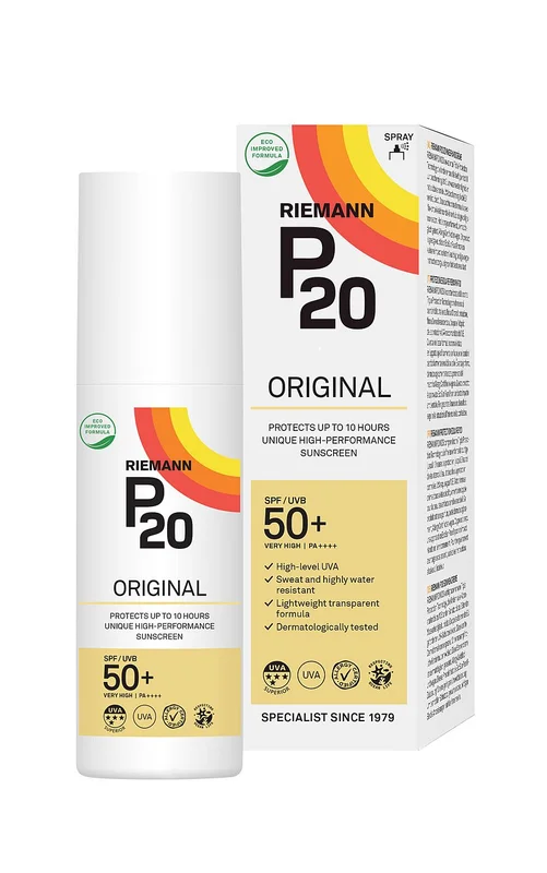 Spar 25% • Køb 2, P20 Riemann Solcreme Spray SPF 50+ 100 ml, Hudpleje, Solcreme, Solcreme Til Ansigtet