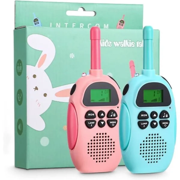 st barn walkie talkie til børn, genopladelig walkie talkie, børn udendørs