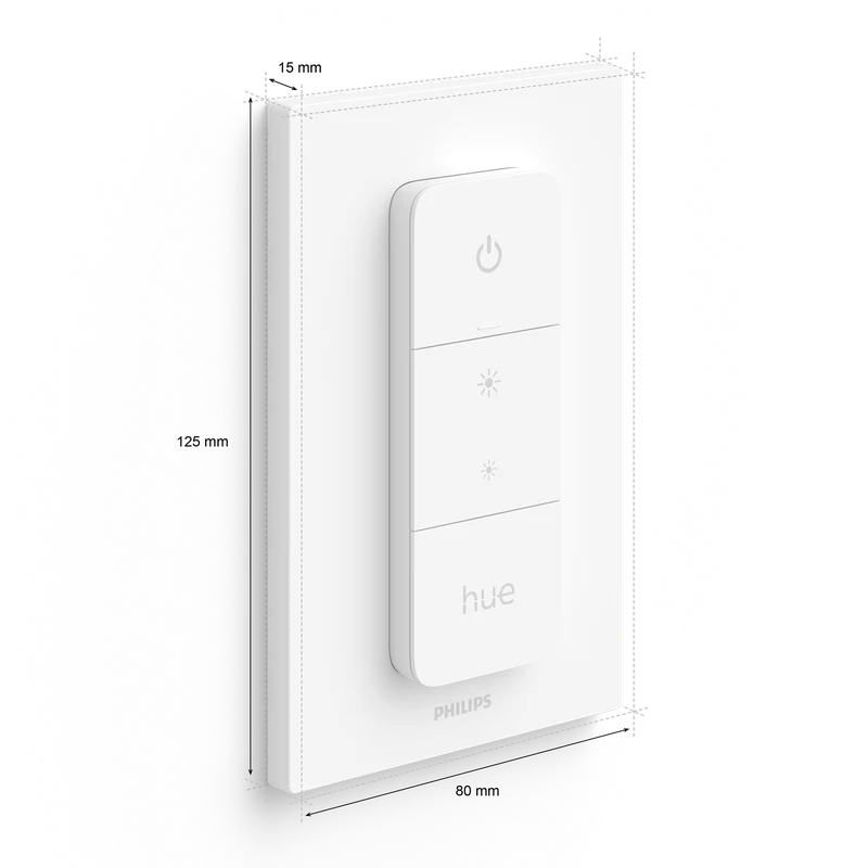 Philips Hue DIMMER SWITCH Strømbryter hvit, Strømbrytere & vegguttak