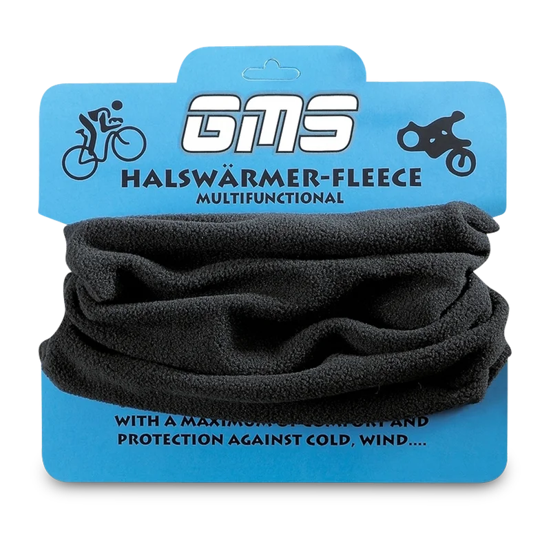 GMS Fleece Neck Warmer Black Onesize
