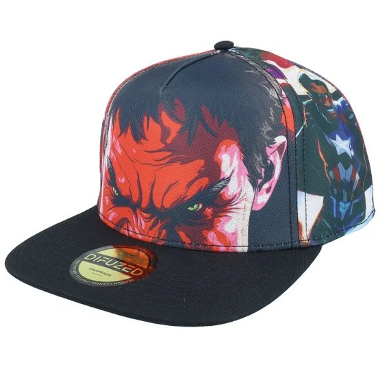 Difuzed - Multi snapback Caps - Captain America Red Hulk Multi Snapback @ Hatstore