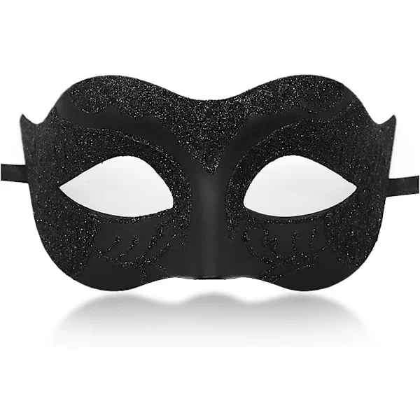 Maskerade Maske for Menn Kvinner Par Venetiansk Maske for Halloween Mardi Gras Kostymefest Ball