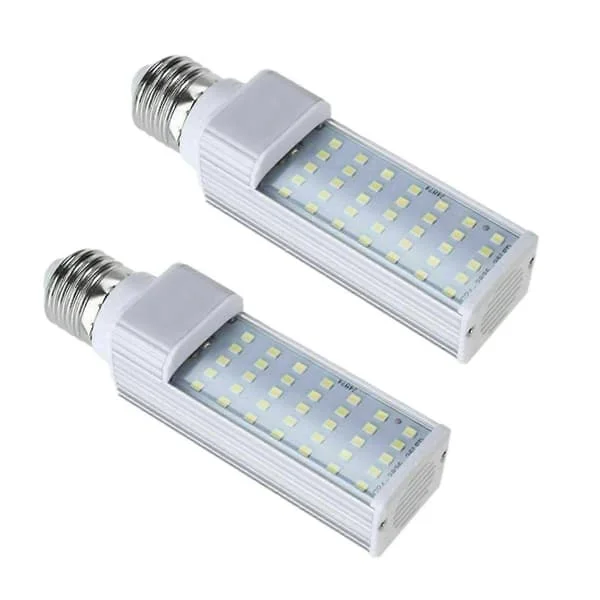 2x Fishpod White Plant Aquarium 7w Plant Lamp Led Tank Fish Coral Lamp E27 Bulb