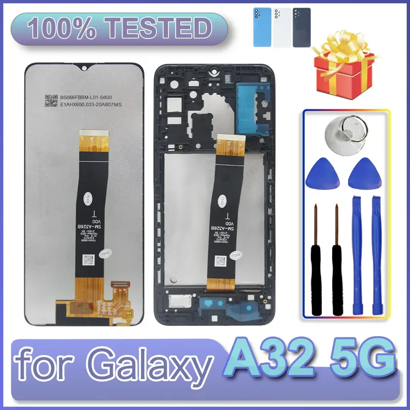AliExpress - LCD pour Samsung Galaxy A32 5G téléphone LCD écran tactile remplacement pour Samsung A32 5G SM-A326B A326F A326U LCD avec cadre