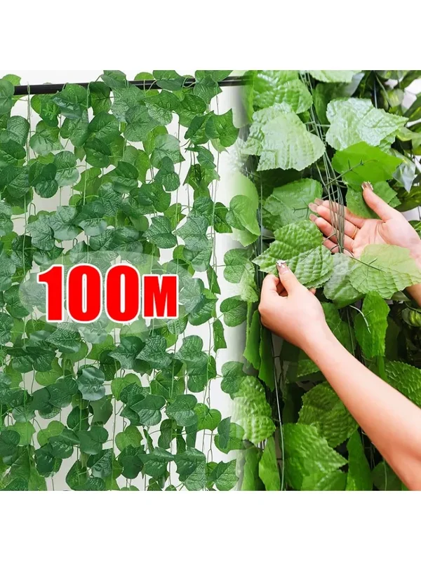 AliExpress - Künstliche Pflanze Grün Efeublatt Girlande Seide Wandbehang Rebe Hausgarten Dekoration Hochzeit Party DIY Gefälschte Kranz Blätter