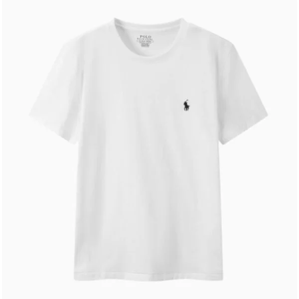 PoloRalphLauren T-shirt för män Bomull Kortärmad Tröja med rund hals Vit Storlek 2XL Vit 2XL Vit 2XL Vit 2XL