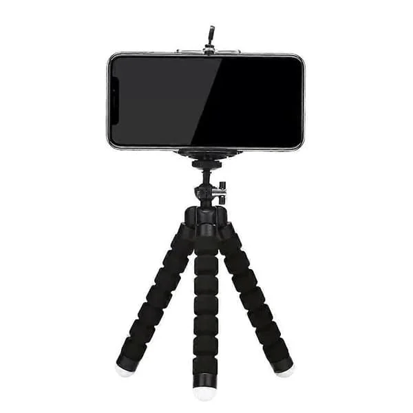Svart Tripod Bøyelig Stativ Kamerastativ / Kamerastativ Mobilkamera