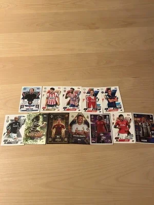 Samling fotbollskort Topps Champions League