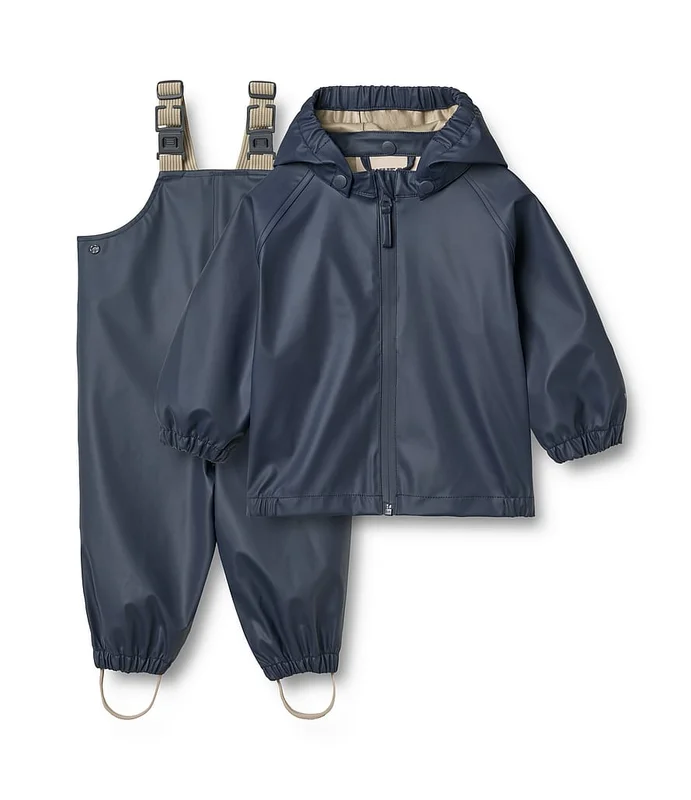 WHEAT Rainwear Charlie Set Ink Str 92/2 år, Tøj & Bolig, Tøj, Regntøj