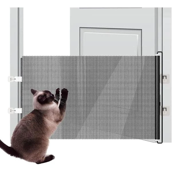Safety Gate / Dog Gate - Protective Gate for Doorways, Extendable Safety Gate for Doors and Stairs 58x125cm