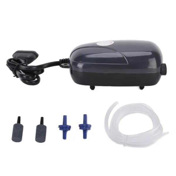 Oxygen pump small professional silent oxygen pump aquarium air pump EU plug 220V for fish farming Double hole