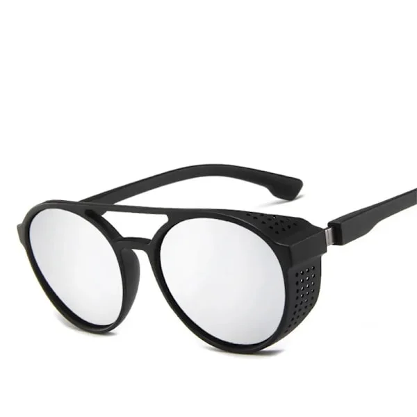 LeonLion Klassiske Punk Solbriller Mænd Mærke Designer Solbriller Mænd Vintage Solbriller til Mænd Punk Oculos De Sol Gafas UV400