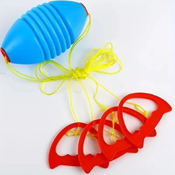 Multicolor Tug-of-War Ball for Family Outdoor Play Blue Pull Ball