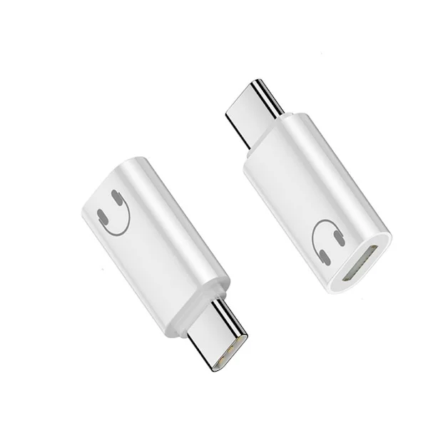 1 st Lightning hona till USB-C hane hörlursadapter kompatibel med Huawei, Samsung, APPLE, Garmin - HiFi-ljud och samtal