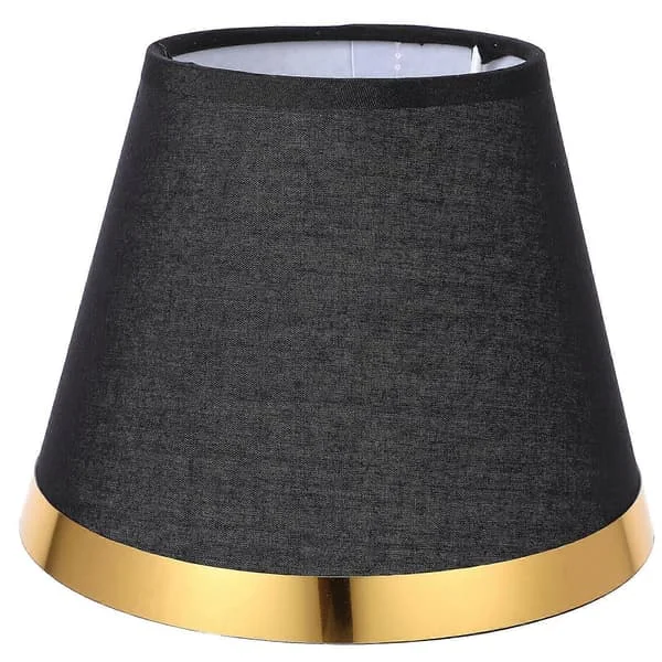 Udskiftningslampeskærm Stoflampeskærm til bordlampe Pendellampe Væglampe Sort Sort 16.00X16.00X12.50CM Sort 16.00X16.00X12.50CM