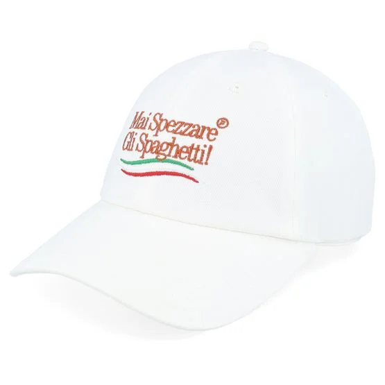 Fila - Vit Keps - Navigli Low Profile Graphic Egret Dad Cap @ Hatstore
