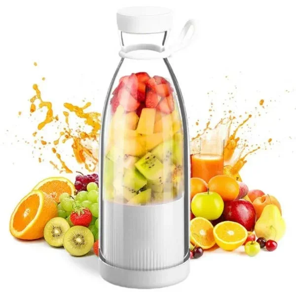 [RM]Kannettava tehosekoitin - Ladattava smoothie-blenderi valkoinen white[pl]