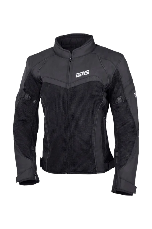 Chaqueta de Moto para Mujer GMS Tara Mesh Negro 5XL