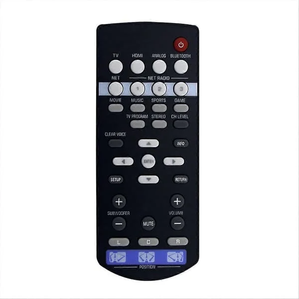 FSR86 ZP80780 Ersättningsfjärrkontroll för Yamaha Soundbar System SRT-1500 SRT1500 YSP-1600 YSP1600