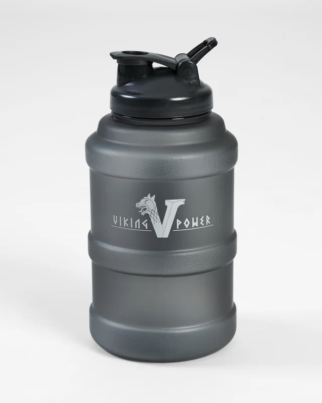 Viking Power Jug juomapullo - 2,5 L - Musta - Shaker, Vesipullo