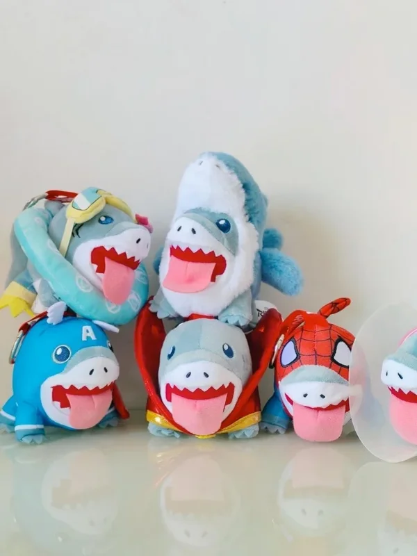 AliExpress - Hot Toys Marvel Jeff The Land Shark Cosbi Plush Keychain Blind Box Marvel Rivals Collectible Mystery Toy Kawaii Game Merch Gift