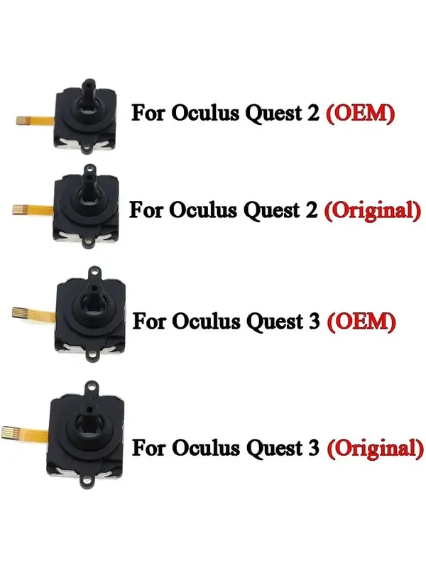 AliExpress - Joystick 3D original pour Oculus Quest 2 3, Joystick Meta Quest 3 VR, télécommande gauche et droite de remplacement, 2/5/10 pièces pour 