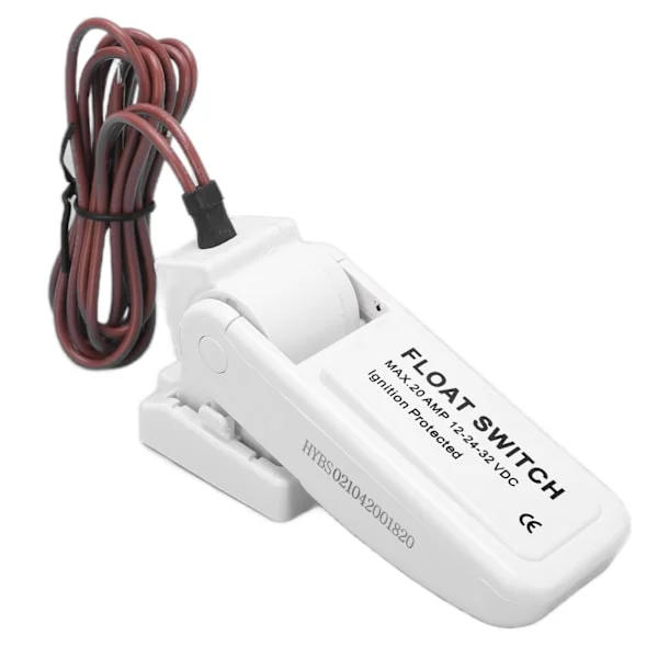 Nivåvippa 12‐24‐32V 18AWG Ultraljudssvetsning Läcker inte Automatisk Länskontroll för Yacht Båt