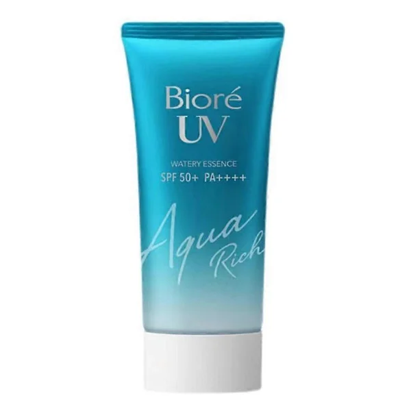 【YD】Biore UV Aqua Rich Daily Hydrating Facial Moisturizer with SPF 50 Sunscreen & Primer for Makeup with Hyaluronic Acid, PA++++ 50ml