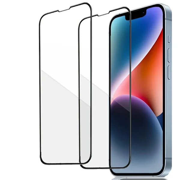 iPhone 13 / 13 Pro Skärmskydd 2-Pack - Heltäckande Härdat Glas för Ultimat Stöttålighet och Skydd