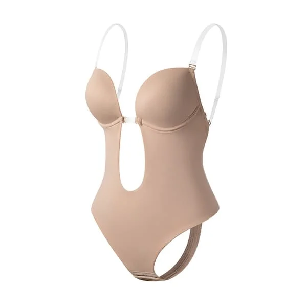 Dame rygfri body shaper dyb v-hals body shaper til kjoler med lav ryg - Perfet