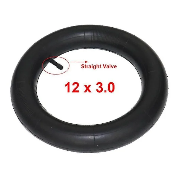 12 X 3.0 Dekk Slange Rett Ventil For Elektriske Sparkesykler E-sykkel Sammenleggbar Sykkel 12 Tommer 12*3.0 Hjul
