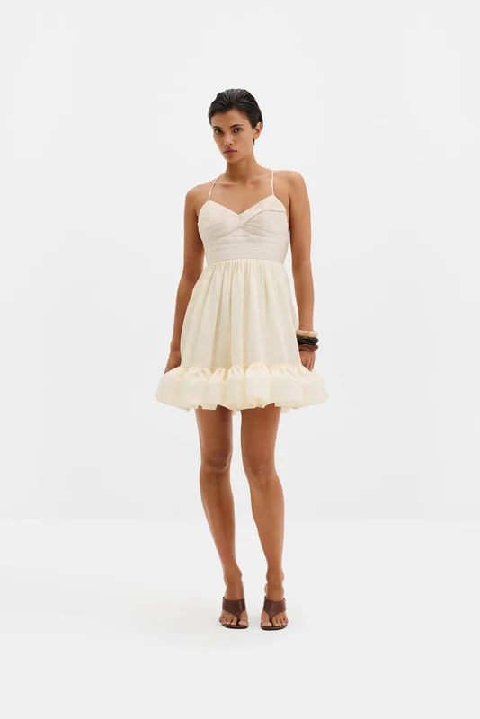 Malina - Hera mini dress - 34 - Pearl