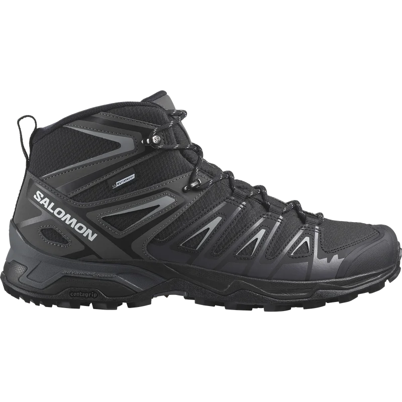 Salomon - Hiking & Backpacking Shoes Exvantage Mid Wp - Black / Magnet - 40