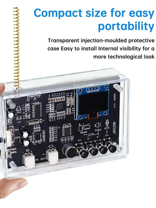 AliExpress - DIY FM Radio mit Walkie-Talkie-Funktionalität Smart Walkie-Talkie Radio Modul Radio Soldering Practice Kit 87-108 MHz