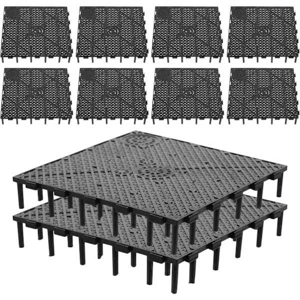 Bottenfilter för akvarium - Under Gravel Filter Plate 15x15cm - Isolerande skiljevägg för akvarium, lätt att skarva och installera