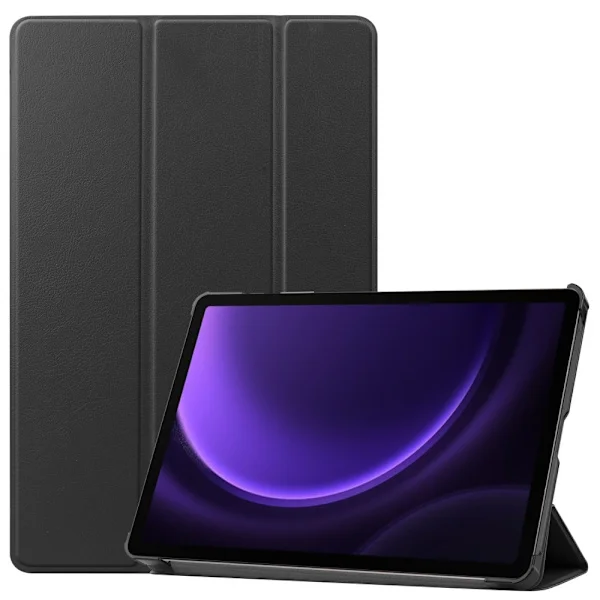 Slim Fit Cover Fodral Till Samsung Galaxy Tab S10 Lite / S10 FE / S9 FE - Svart