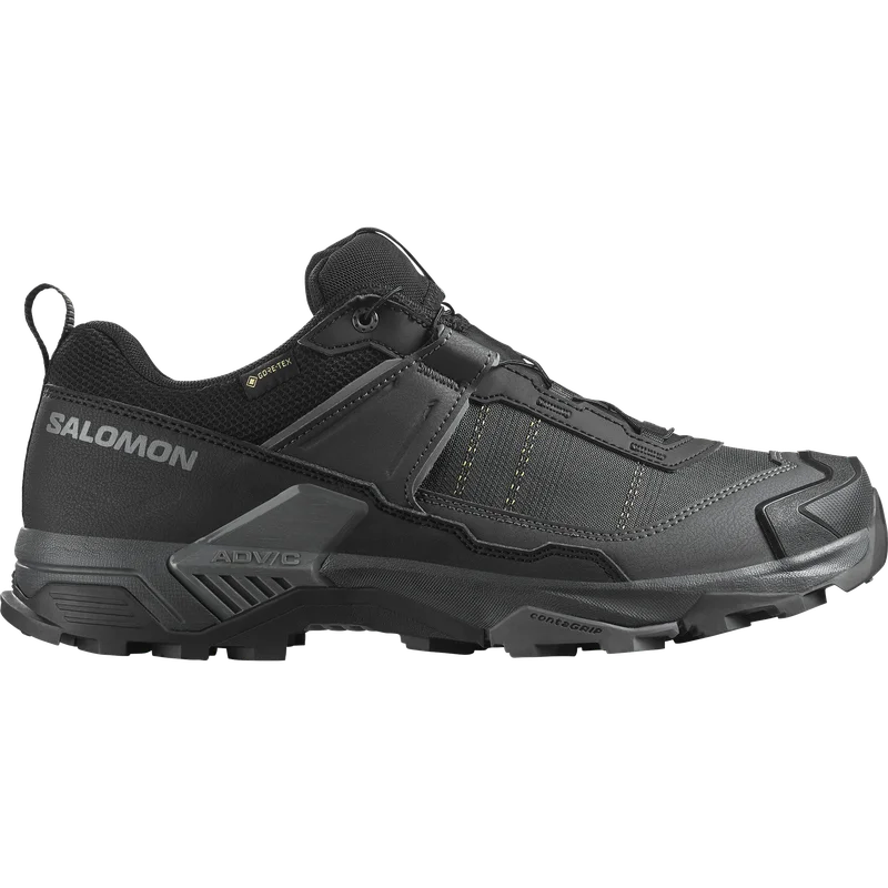 Salomon - Wandern & Trekking: Schuhe X Ultra 5 Wide GTX - Black / Asphalt - 45⅓