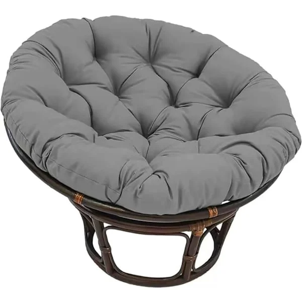 Hagepute, hengekarmpute, eggformet stolpute, Papasan stolpute, rottingstolpute, rund stolpute, innendørs