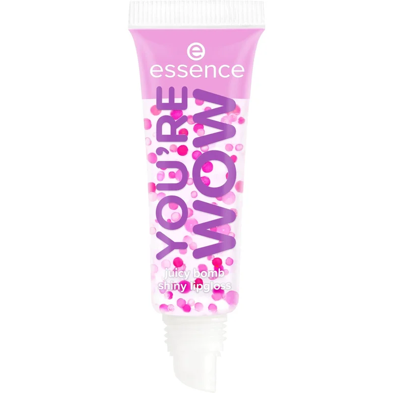 essence SAY IT WITH JUICY YOU’RE WOW juicy bomb lucidalabbra brillante 04-Strawberry Splash 10ml - Gloss
