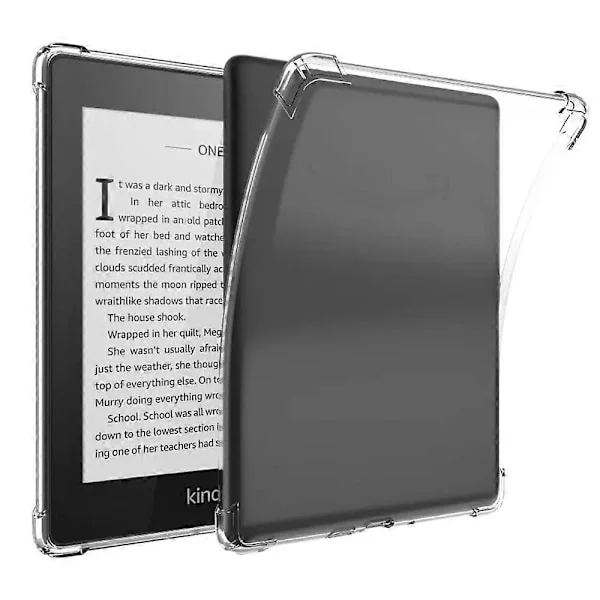 til Kindle Paperwhite 12. 7 tommer 2024 Gennemsigtigt Etui til Kindle colorsoft Blødt Cover til Kindle PaperWhite 6 7 2024-Perfekt