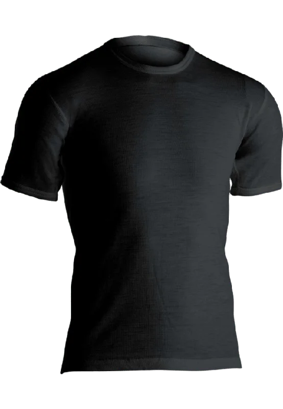 Dovre Undertröja | T-shirt 100% Merinoull Marinblå Underlinnen & t-shirts Herr Svart S