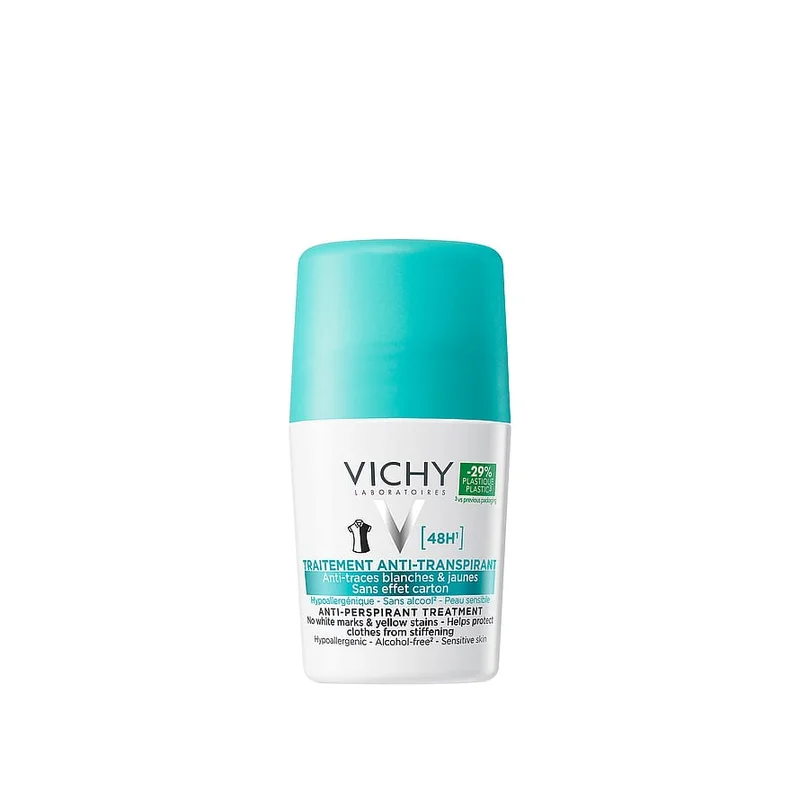 Spar 20% • Køb 2, Vichy Anti-trace Antiperspirant Deodorant Roll-On 48T 50 ml, Parfumer & Dufte, Til Hende, Deodorant
