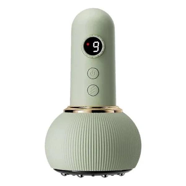 Lymfatisk massageapparat – Kombinerar värme, ljus och vibration för lymfatisk massage för att bekämpa celluliter (grön)