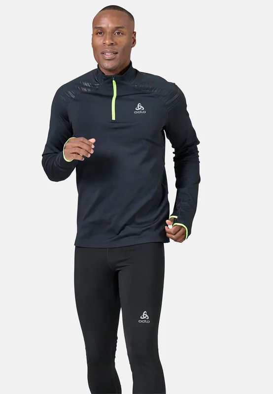 Odlo Men's X-Alp Winter Running Tights, S, black