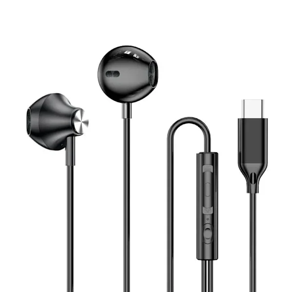 Samsung-kuulokkeet HiFi-tilaääni In-ear USB Type C 3,5 mm johdolla Ohjauksella Langalliset nappikuulokkeet Galaxy S24 S23 S22 Ultra Musta Type C