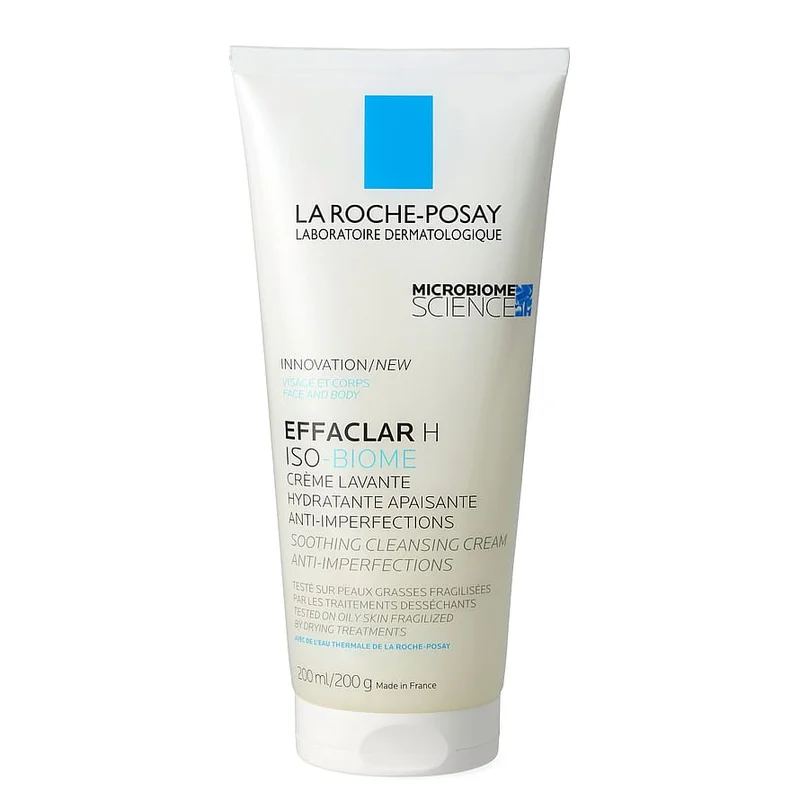 La Roche-Posay Effaclar H Iso-biome Soothing Cleansing Cream 200 ml, Hudpleje, Dermatologisk- & SpecialSkincare, Ansigtspleje