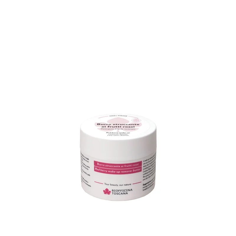 Biofficina Toscana Illuminante Burro struccante ai frutti rossi 150ml - Olio detergente viso