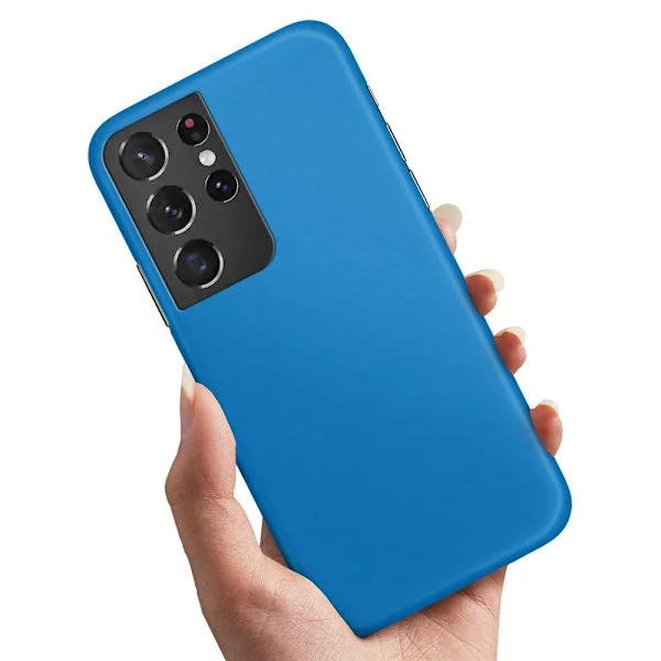 Deksel / Mobildeksel til Samsung Galaxy S21 Ultra - Blå