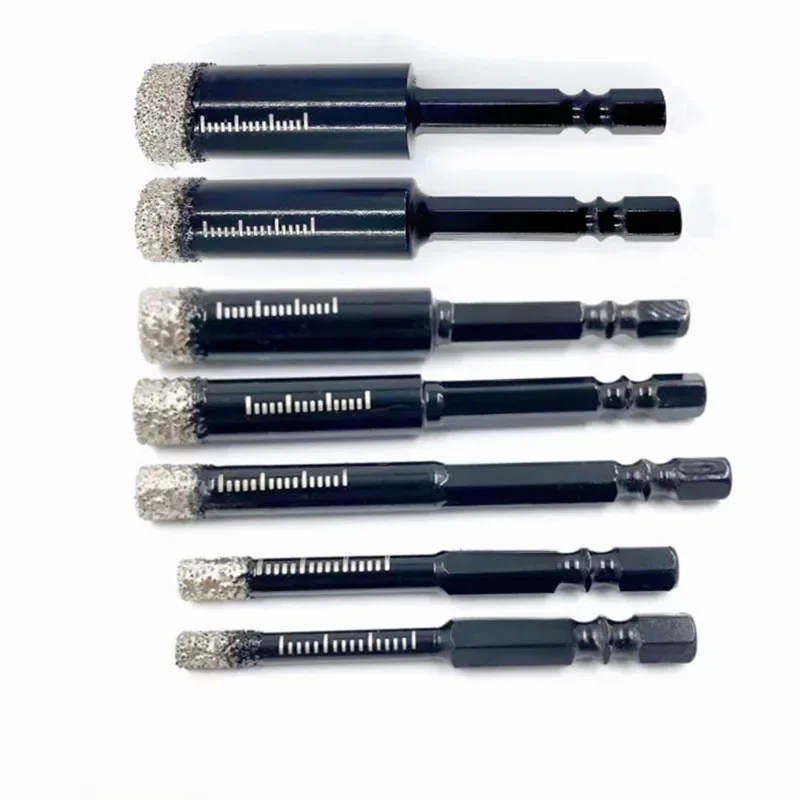 AliExpress - 5–16 mm Sechskantschaft, gelöteter Trockenkeramikfliesenbohrer, Marmor, Granit, verglaste Fliesenlochöffner, Diamantbohrer, Lochsäge