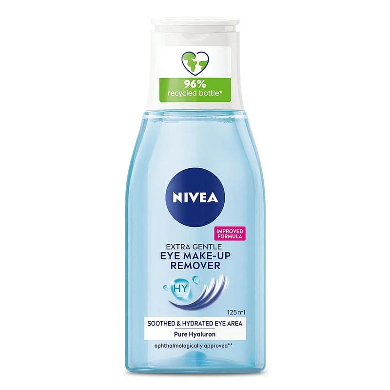 NIVEA Extra Gentle Eye Make-up Remover 125 ml, Hudpleje, Renseprodukter, Øjenmakeupfjerner